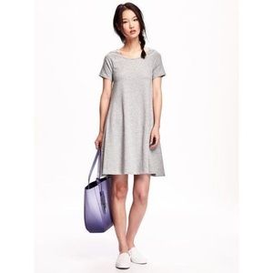 🌻 3/$20 Old Navy Gray T Shirt Swing Dress L